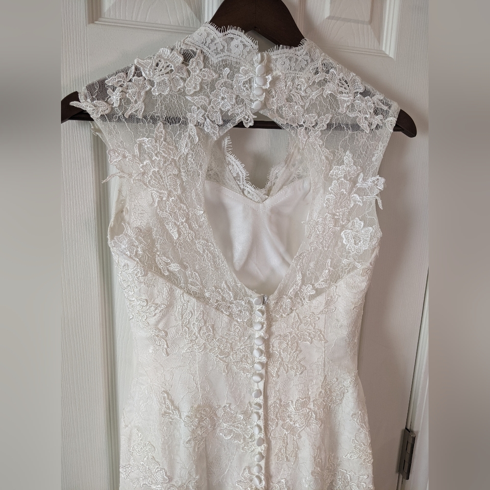 Ivory Anya Wedding Dress Size 2 - Picture 6 of 8